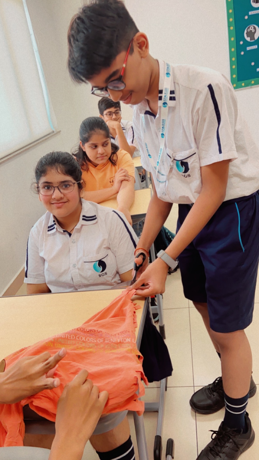 Cloth Bag making activity - Grades V-VIII