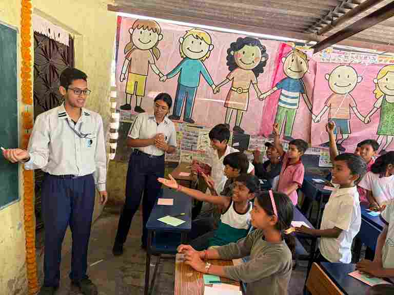Interact Club Visit to NGO